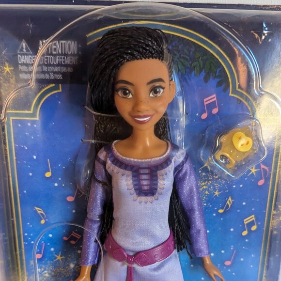 NWT Disney Wish Film Singing Asha Roses Doll Star Mattel Holiday Christmas Gift - Picture 3 of 12